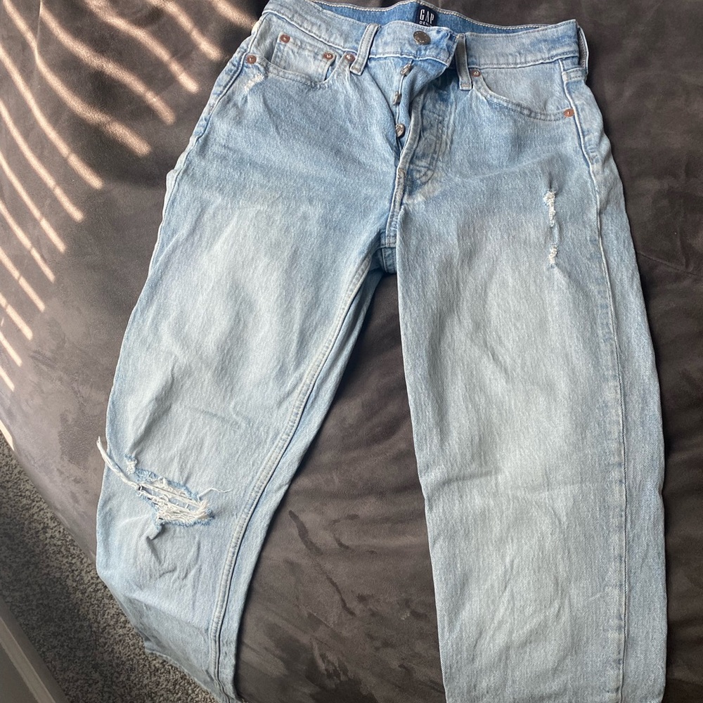 Straight leg jeans